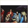 Выступление цыган возле трактира «Золотая змея», что во «Дворе чудес». Майя Рай, Джо, Ханна Каш